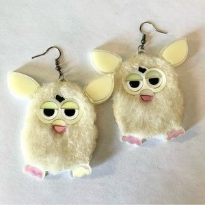 Acrylic Furby Earrings